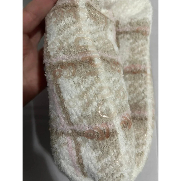 Cuddl Duds Faux Shearling Lined Slipper Lounge Socks - Picture 3 of 5